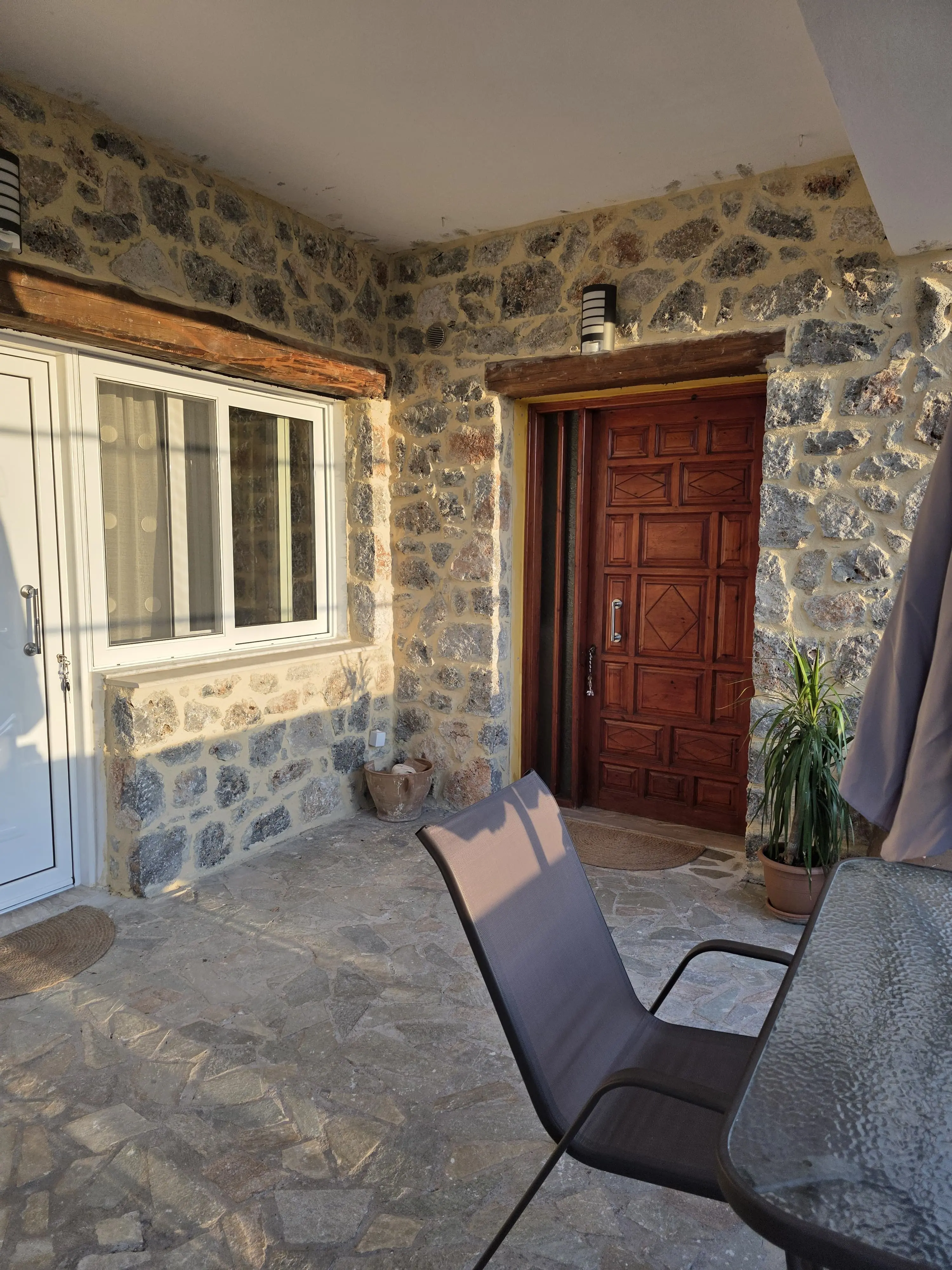 Olive Apartment outdoor space during the day